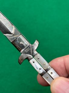 German Prostitute Push Dagger Scissors