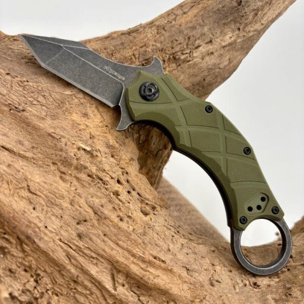 Fox Edge Emerson Wave Ball Bearing Pivot Pocket Knife Tanto Karambit FE-015 G10 Fox Edge Emerson Wave Ball Bearing Pivot Pocket Knife Tanto Karambit FE-015 G10