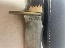 Rare vintage USA Schrade Wildcat 172S-UH hunting knife and sheath