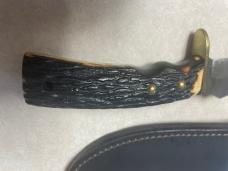 Rare vintage USA Schrade Wildcat 172S-UH hunting knife and sheath