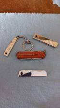  Wenger, Bassett, Liter Vintage Keychain Multi Tools Lot of 4 Good Conditon