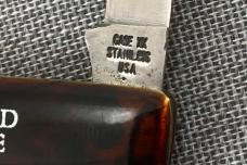 WR Case & Sons – 1980 Diamond Jubilee – S278 SS pattern – Imitation Tortoise Shell – (knife A)