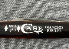 WR Case & Sons – 1980 Diamond Jubilee – S278 SS pattern – Imitation Tortoise Shell – (knife A)