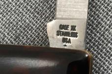 WR Case & Sons – 1980 Blank Diamond Jubilee – S278 SS pattern – Imitation Tortoise Shell