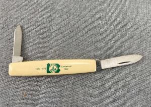 WR Case & Sons – 1979 Bradford Centennial – S278 SS pattern – Cream Synthetic Handles