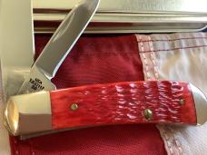 2009 Case xx Sway Back Jack (MDL# T.B.62117 SS) Sweet Cherry Red Bone Handles -NOS & M/NM