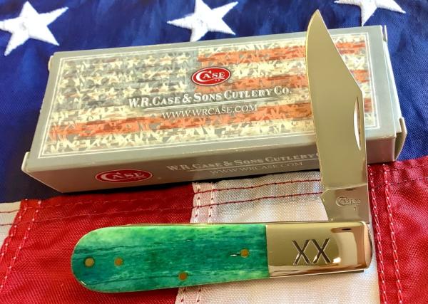 Case xx Barlow w/ Peacock Appaloosa Bone Handles Mdl# A61009 1/2 -NOS in orig box