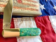 Case xx Barlow w/ Peacock Appaloosa Bone Handles Mdl# A61009 1/2 -NOS in orig box