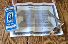 CASE CLASSIC 1996 5111 1/2 Stag Cheetah Knife – Bowtie Shield - Box and COA