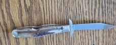 CASE CLASSIC 1996 5111 1/2 Stag Cheetah Knife – Bowtie Shield - Box and COA