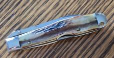 CASE CLASSIC 1996 5111 1/2 Stag Cheetah Knife – Bowtie Shield - Box and COA