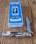 CASE CLASSIC 1996 5111 1/2 Stag Cheetah Knife – Bowtie Shield - Box and COA