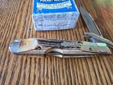 CASE CLASSIC 1996 5111 1/2 Stag Cheetah Knife – Bowtie Shield - Box and COA