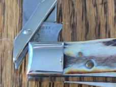 CASE CLASSIC 1996 5111 1/2 Stag Cheetah Knife – Bowtie Shield - Box and COA