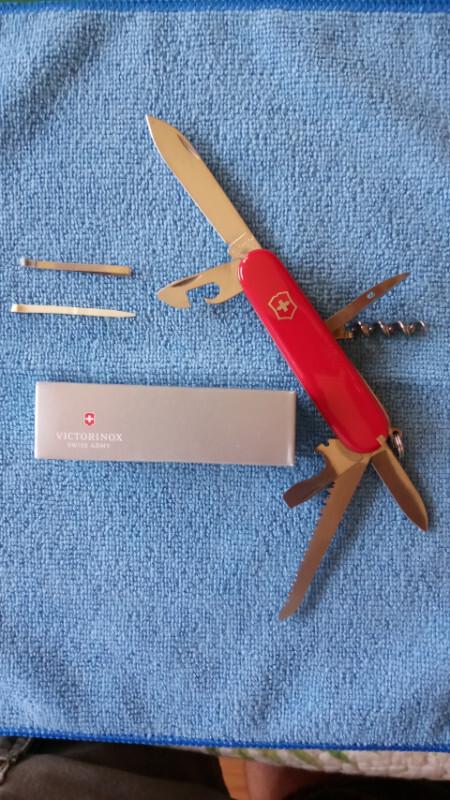 Victorinox Swiss Army Camper Multi-Tool 3.5" Red Handles