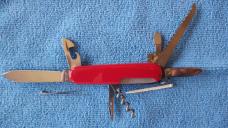 Victorinox Swiss Army Camper Multi-Tool 3.5" Red Handles