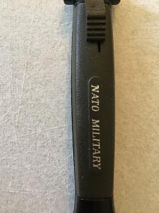 NATO Military, OTF. Black on black.