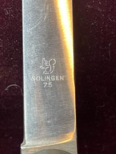 Vintage Eickhorn Solingen BW-branded German Paratrooper Gravity Knife