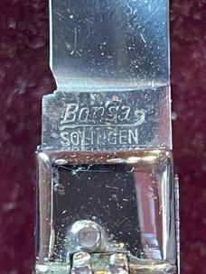 Vintage Bonsa SOLINGEN 20cm German All metal hollow lever automatic knife