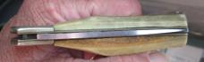 VTG 1979 TAYLOR Cutlery ELK HORN Stag Antler Lockback Knife D31