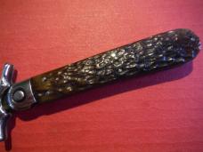 Press Button Knife Co Walden New York Swing Guard