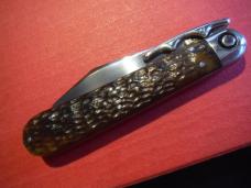 Press Button Knife Co Walden New York Swing Guard