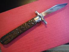 Press Button Knife Co Walden New York Swing Guard