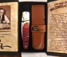 New in Original Packaging 2006 Case Dark Red Slimlock and Sheath