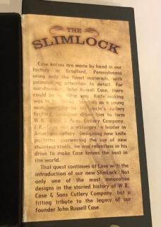 New in Original Packaging 2006 Case Dark Red Slimlock and Sheath