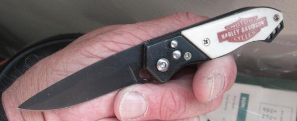 Harley Davidson Auto Automatic Knife D43