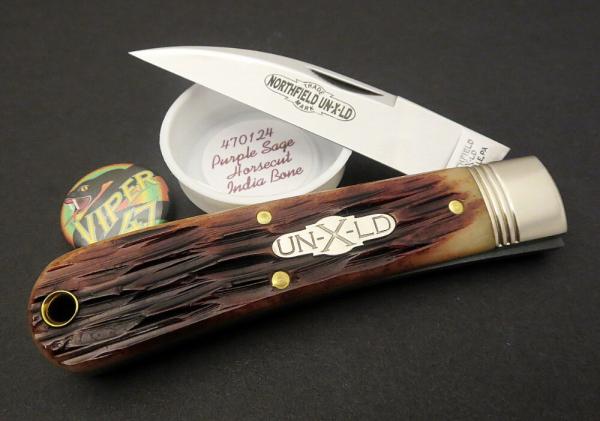 Great Eastern Cutlery Northfield #47 Viper Purple Sage Horsecut India Bone GEC 470124 Great Eastern Cutlery Northfield #47 Viper Purple Sage Horsecut India Bone GEC 470124