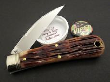 Great Eastern Cutlery Northfield #47 Viper Purple Sage Horsecut India Bone GEC 470124