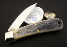 Great Eastern Cutlery Northfield #47 Viper Stone Wash Blue Natural Bone GEC 470123