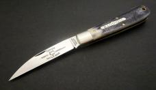 Great Eastern Cutlery Northfield #47 Viper Stone Wash Blue Natural Bone GEC 470123