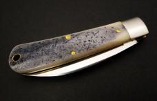 Great Eastern Cutlery Northfield #47 Viper Stone Wash Blue Natural Bone GEC 470123