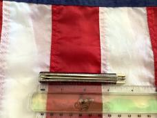 1997 Bulldog Brand HAND MADE 2 Blade Doctor Knife w Wide Spatula blade & Purple/Pink/Yelllow Handles
