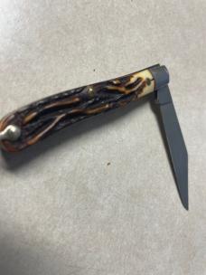 Vintage USA Schrade 12UH pocket knife keychain knife