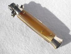 NEW FRANK BELTRAME 9" BRAZILIAN HORN BAYONET BLADE ITALIAN STILETTO