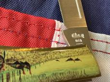 Case xx 1984 Medium Lockback (mdl# 059L SS) w/ Turkey Stroling in the woods Synthetic Handles -NOS