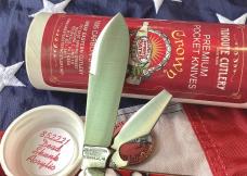 Great Eastern Cutlery, 852221 GEC 85 Crown Lifter w/ Dead Skunk Arcylic Handles +Pin -NOS