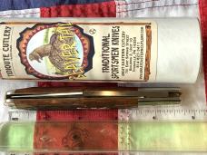 Great Eastern Tidioute Cutlery 971119 Beaver Tail Large Coke Bottle w Jigged Brazilian Cherry Handle