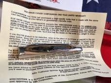 2003 Winchester Physcian knife By Blue Grass Cutlery (Mdl# 27078) w/ Mammoth Ivory Handles