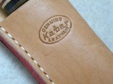 Kabar USA 1205 Stacked Leather Fixed Blade Hunting Knife w/Leather Sheath