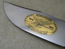 Remington USA RH33C 175th Anniv. 1816-1991 Stacked Leather Fixed Blade Display Knife