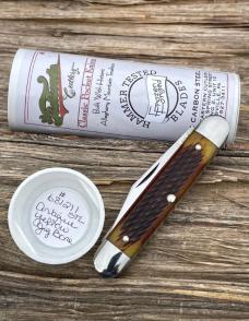 GEC TIDIOUTE ** 681211STL ANTIQUE YELLOW JIG BONE WHITE OWL