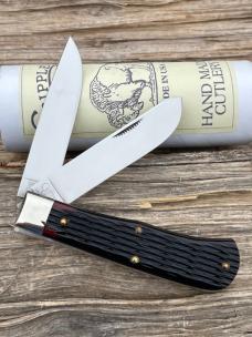 GEC ** CRIPPLE CREEK 2009 HEMLOCK RED BONE SCOUT KNIFE