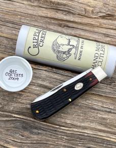 GEC ** CRIPPLE CREEK 2009 HEMLOCK RED BONE SCOUT KNIFE