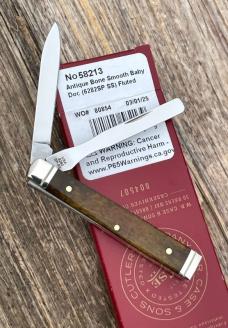 CASE XX ** 2025 SMOOTH ANTIQUE BONE FLUTED BOLSTERS BABY DOC