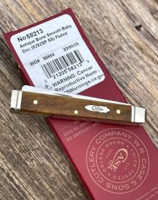 CASE XX ** 2025 SMOOTH ANTIQUE BONE FLUTED BOLSTERS BABY DOC