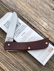CASE XX ** 2025 DARK RED BURLAP MICARTA CS SOD BUSTER JR